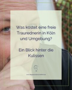 Was kostet eine Traurednerin in Köln?