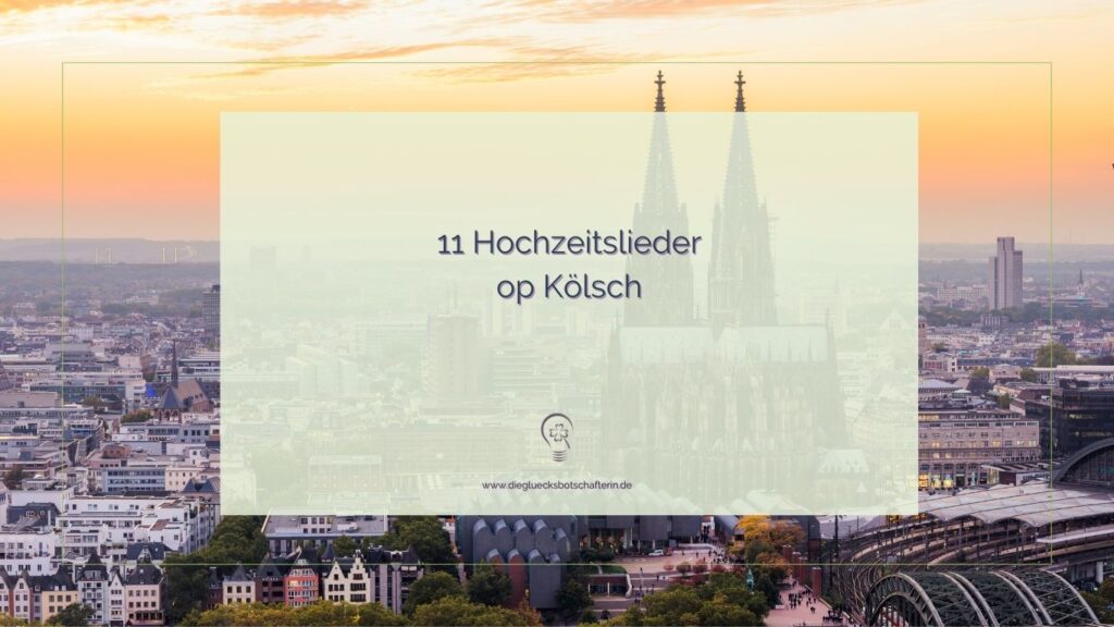 Hochzeitslieder op Kölsch, Traurednerin für Köln