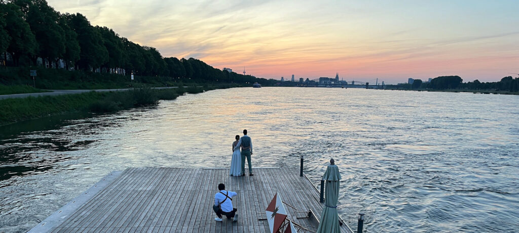 Traurednerin für Köln Hochzeit auf dem Achterdeck